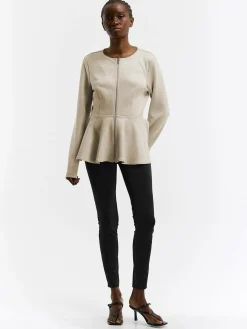 GATE Peplumowa marynarka| Kurtki I Płaszcze·Żakiety