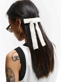 GATE Perłowa kokardka do włosów| Akcesoria·Biżuteria