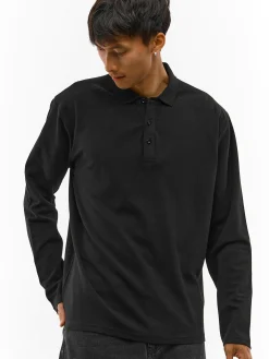 GATE Pikietowa koszulka polo z długim rękawem| Koszulki·Koszulki Z Długim Rękawem|Koszulki·Basic Koszulki I Podkoszulki