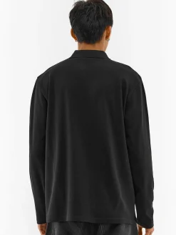 GATE Pikietowa koszulka polo z długim rękawem| Koszulki·Koszulki Z Długim Rękawem|Koszulki·Basic Koszulki I Podkoszulki