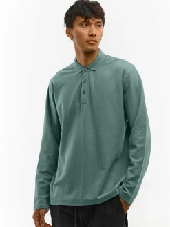 GATE Pikietowa koszulka polo z długim rękawem| Koszulki·Koszulki Z Długim Rękawem|Koszulki·Basic Koszulki I Podkoszulki