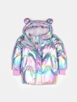 GATE Pikowana holograficzna kurtka zimowa|Dzieci Dziewczynki·Kurtki I Płaszcze