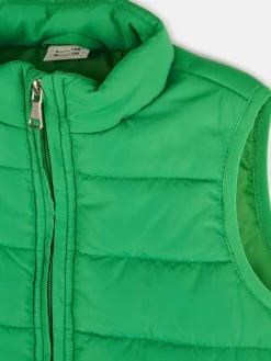 GATE Pikowana kamizelka dziewczęca z kieszeniami|Dzieci Dziewczynki·Kurtki I Płaszcze