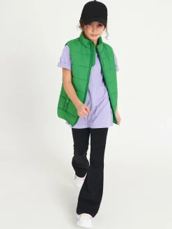 GATE Pikowana kamizelka dziewczęca z kieszeniami|Dzieci Dziewczynki·Kurtki I Płaszcze