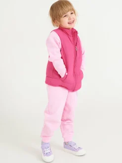 GATE Pikowana kamizelka dziewczęca z kieszeniami|Dzieci Dziewczynki·Kurtki I Płaszcze