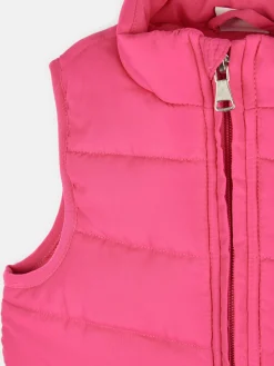 GATE Pikowana kamizelka dziewczęca z kieszeniami|Dzieci Dziewczynki·Kurtki I Płaszcze