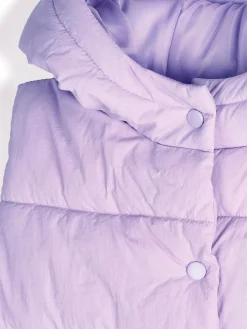 GATE Pikowana kamizelka z kapturem|Dzieci Dziewczynki·Kurtki I Płaszcze