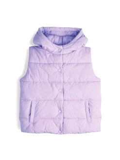 GATE Pikowana kamizelka z kapturem|Dzieci Dziewczynki·Kurtki I Płaszcze