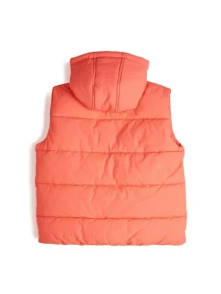 GATE Pikowana kamizelka z kapturem|Dzieci Dziewczynki·Kurtki I Płaszcze