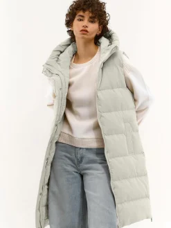 GATE Pikowana kamizelka zimowa z kapturem| Kurtki I Płaszcze·Kamizelki|Kurtki I Płaszcze·Pikowana Kurtka