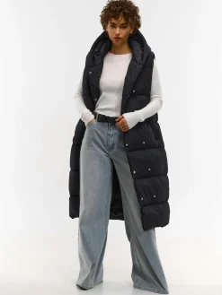 GATE Pikowana kamizelka zimowa z kapturem| Kurtki I Płaszcze·Kamizelki|Kurtki I Płaszcze·Pikowana Kurtka