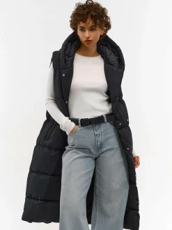 GATE Pikowana kamizelka zimowa z kapturem| Kurtki I Płaszcze·Kamizelki|Kurtki I Płaszcze·Pikowana Kurtka