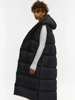 GATE Pikowana kamizelka zimowa z kapturem| Kurtki I Płaszcze·Kamizelki|Kurtki I Płaszcze·Pikowana Kurtka