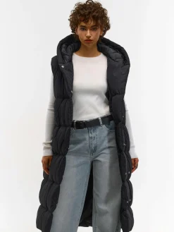 GATE Pikowana kamizelka zimowa z kapturem| Kurtki I Płaszcze·Kamizelki|Kurtki I Płaszcze·Pikowana Kurtka