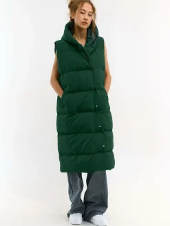 GATE Pikowana kamizelka zimowa z kapturem| Kurtki I Płaszcze·Kamizelki|Kurtki I Płaszcze·Pikowana Kurtka