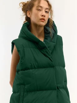 GATE Pikowana kamizelka zimowa z kapturem| Kurtki I Płaszcze·Kamizelki|Kurtki I Płaszcze·Pikowana Kurtka