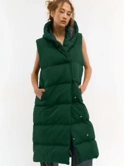 GATE Pikowana kamizelka zimowa z kapturem| Kurtki I Płaszcze·Kamizelki|Kurtki I Płaszcze·Pikowana Kurtka