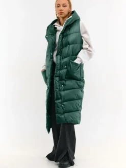 GATE Pikowana kamizelka zimowa z kapturem| Kurtki I Płaszcze·Kamizelki|Kurtki I Płaszcze·Pikowana Kurtka