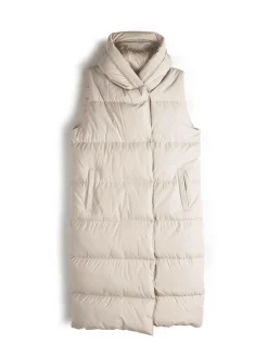 GATE Pikowana kamizelka zimowa z kapturem| Kurtki I Płaszcze·Kamizelki|Kurtki I Płaszcze·Pikowana Kurtka