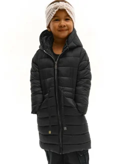 GATE Pikowana kurtka przejściowa z kapturem na suwak dla dziewczynek|Dzieci Dziewczynki·Kurtki I Płaszcze