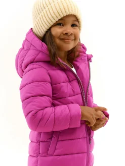 GATE Pikowana kurtka przejściowa z kapturem na suwak dla dziewczynek|Dzieci Dziewczynki·Kurtki I Płaszcze