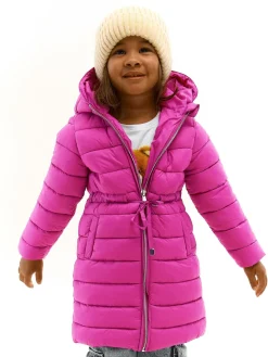 GATE Pikowana kurtka przejściowa z kapturem na suwak dla dziewczynek|Dzieci Dziewczynki·Kurtki I Płaszcze
