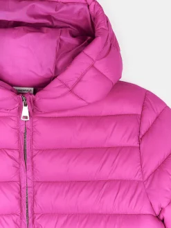 GATE Pikowana kurtka przejściowa z kapturem na suwak dla dziewczynek|Dzieci Dziewczynki·Kurtki I Płaszcze