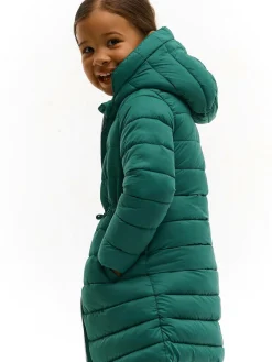 GATE Pikowana kurtka przejściowa z kapturem na suwak dla dziewczynek|Dzieci Dziewczynki·Kurtki I Płaszcze