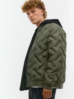 GATE Pikowana kurtka z kapturem| Kurtki I Płaszcze·Kurtki Zimowe