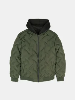 GATE Pikowana kurtka z kapturem| Kurtki I Płaszcze·Kurtki Zimowe