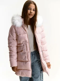 GATE Pikowana kurtka z kapturem|Dzieci Dziewczynki·Kurtki I Płaszcze