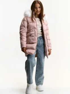 GATE Pikowana kurtka z kapturem|Dzieci Dziewczynki·Kurtki I Płaszcze