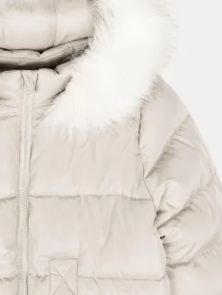 GATE Pikowana kurtka z kapturem|Dzieci Dziewczynki·Kurtki I Płaszcze