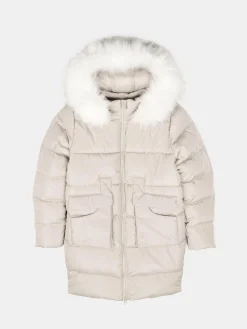 GATE Pikowana kurtka z kapturem|Dzieci Dziewczynki·Kurtki I Płaszcze