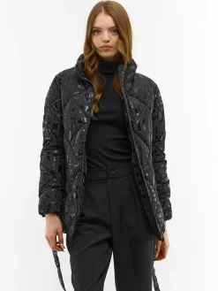 GATE Pikowana kurtka zimowa z paskiem| Kurtki I Płaszcze·Kurtki Zimowe|Kurtki I Płaszcze·Pikowana Kurtka