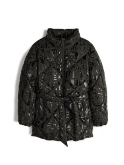 GATE Pikowana kurtka zimowa z paskiem| Kurtki I Płaszcze·Kurtki Zimowe|Kurtki I Płaszcze·Pikowana Kurtka