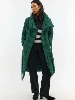 GATE Pikowana kurtka zimowa z paskiem| Kurtki I Płaszcze·Kurtki Zimowe|Kurtki I Płaszcze·Pikowana Kurtka