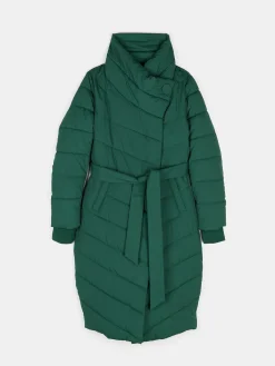 GATE Pikowana kurtka zimowa z paskiem| Kurtki I Płaszcze·Kurtki Zimowe|Kurtki I Płaszcze·Pikowana Kurtka