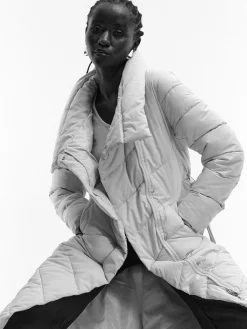 GATE Pikowana kurtka zimowa z paskiem| Kurtki I Płaszcze·Kurtki Zimowe|Kurtki I Płaszcze·Pikowana Kurtka