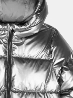 GATE Pikowana metaliczna kurtka zimowa|Dzieci Dziewczynki·Kurtki I Płaszcze