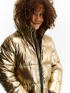 GATE Pikowana metaliczna kurtka zimowa|Dzieci Dziewczynki·Kurtki I Płaszcze