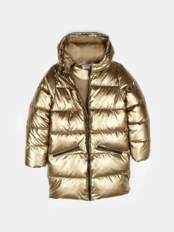 GATE Pikowana metaliczna kurtka zimowa|Dzieci Dziewczynki·Kurtki I Płaszcze