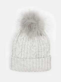 GATE Pleciona czapka z pomponem| Akcesoria·Czapki|Kategorie·Czapki ☀️