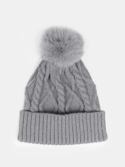 GATE Pleciona czapka z pomponem| Akcesoria·Czapki|Kategorie·Czapki ☀️