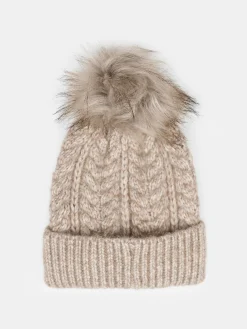 GATE Pleciona czapka z pomponem| Akcesoria·Czapki|Kategorie·Czapki ☀️