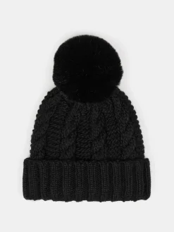 GATE Pleciona czapka z pomponem| Akcesoria·Czapki|Kategorie·Czapki ☀️