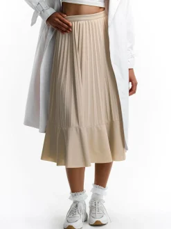 GATE Plisowana spódnica midi| Kategorie·Spódnice ☀️