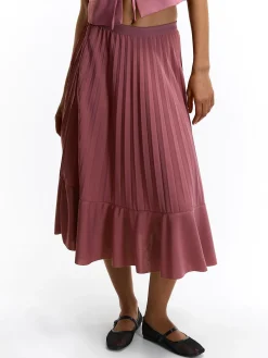 GATE Plisowana spódnica midi| Kategorie·Spódnice ☀️