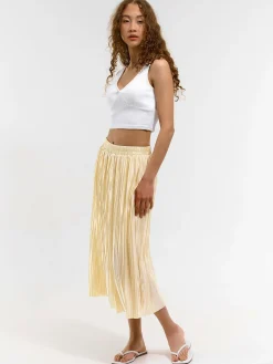 GATE Plisowana spódnica midi| Kategorie·Spódnice ☀️