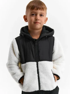 GATE Pluszowa kurtka z kapturem|Dzieci Chłopcy·Kurtki I Płaszcze